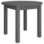 Mesa de centro de madera maciza de pino gris Ø 55x45 cm de vidaXL, Mesas de centro - Ref: Foro24-822329, Precio: 46,29 €, Des...
