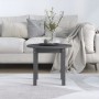 Mesa de centro de madera maciza de pino gris Ø 55x45 cm de vidaXL, Mesas de centro - Ref: Foro24-822329, Precio: 46,29 €, Des...