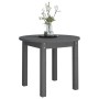 Mesa de centro de madera maciza de pino gris Ø 55x45 cm de vidaXL, Mesas de centro - Ref: Foro24-822329, Precio: 46,29 €, Des...