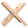 Soporte de leña madera maciza de pino 47x39,5x48 cm de vidaXL, Accesorios para bolsas y soportes de leña - Ref: Foro24-822447...