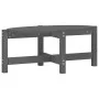 Mesa de centro de madera maciza de pino gris 87x48x35 cm de vidaXL, Mesas de centro - Ref: Foro24-822324, Precio: 36,91 €, De...