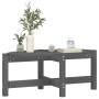 Mesa de centro de madera maciza de pino gris 87x48x35 cm de vidaXL, Mesas de centro - Ref: Foro24-822324, Precio: 36,91 €, De...