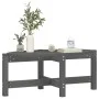Mesa de centro de madera maciza de pino gris 87x48x35 cm de vidaXL, Mesas de centro - Ref: Foro24-822324, Precio: 36,91 €, De...