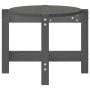 Mesa de centro de madera maciza de pino gris 87x48x35 cm de vidaXL, Mesas de centro - Ref: Foro24-822324, Precio: 36,91 €, De...