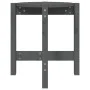 Mesa de centro de madera maciza de pino gris Ø42,5x45 cm de vidaXL, Mesas de centro - Ref: Foro24-822314, Precio: 24,60 €, De...