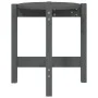 Mesa de centro de madera maciza de pino gris Ø42,5x45 cm de vidaXL, Mesas de centro - Ref: Foro24-822314, Precio: 24,60 €, De...