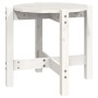 Mesa de centro de madera maciza de pino blanco Ø52,5x45 cm de vidaXL, Mesas de centro - Ref: Foro24-822308, Precio: 30,73 €, ...