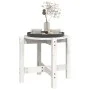 Mesa de centro de madera maciza de pino blanco Ø52,5x45 cm de vidaXL, Mesas de centro - Ref: Foro24-822308, Precio: 30,46 €, ...