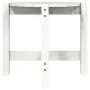 Mesa de centro de madera maciza de pino blanco Ø52,5x45 cm de vidaXL, Mesas de centro - Ref: Foro24-822308, Precio: 30,46 €, ...
