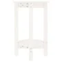 Mesa de centro de madera maciza de pino blanco Ø40x60 cm de vidaXL, Mesas de centro - Ref: Foro24-822358, Precio: 48,24 €, De...