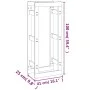 Estante para leña madera maciza de pino marrón miel 41x25x100cm de vidaXL, Accesorios para bolsas y soportes de leña - Ref: F...
