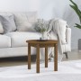 Mesa de centro de madera maciza de pino marrón miel Ø 45x40 cm de vidaXL, Mesas de centro - Ref: Foro24-822335, Precio: 29,02...