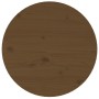 Mesa de centro de madera maciza de pino marrón miel Ø 45x40 cm de vidaXL, Mesas de centro - Ref: Foro24-822335, Precio: 29,02...