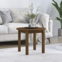 Mesa de centro de madera maciza de pino marrón miel Ø 55x45 cm de vidaXL, Mesas de centro - Ref: Foro24-822330, Precio: 36,19...