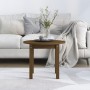Mesa de centro de madera maciza de pino marrón miel Ø 55x45 cm de vidaXL, Mesas de centro - Ref: Foro24-822330, Precio: 36,19...