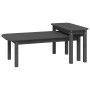 Juego de mesas de centro 2 piezas madera maciza de pino gris de vidaXL, Mesas de centro - Ref: Foro24-822364, Precio: 61,52 €...
