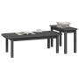 Juego de mesas de centro 2 piezas madera maciza de pino gris de vidaXL, Mesas de centro - Ref: Foro24-822364, Precio: 61,52 €...