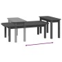 Juego de mesas de centro 2 piezas madera maciza de pino gris de vidaXL, Mesas de centro - Ref: Foro24-822364, Precio: 61,52 €...