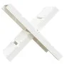 Soporte de leña blanco madera maciza de pino 47x39,5x48 cm de vidaXL, Accesorios para bolsas y soportes de leña - Ref: Foro24...
