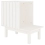 Casa para gatos de madera maciza de pino blanco 60x36x60 cm de vidaXL, Mobiliario para gatos - Ref: Foro24-822453, Precio: 53...