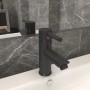 Grifo para lavabo de baño acabado gris 130x176 mm de vidaXL, Grifos - Ref: Foro24-149068, Precio: 29,23 €, Descuento: %