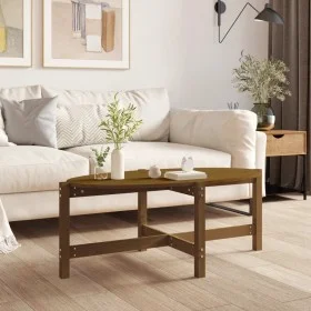 Massiver Couchtisch aus honigbraunem Kiefernholz, 118 x 63 x 45 cm von vidaXL, Couchtisch - Ref: Foro24-822320, Preis: 55,61 ...