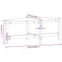 Mesa de centro madera maciza de pino marrón miel 118x63x45 cm de vidaXL, Mesas de centro - Ref: Foro24-822320, Precio: 55,91 ...