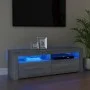 Mueble de TV con luces LED gris Sonoma 120x35x40 cm de vidaXL, Muebles TV - Ref: Foro24-815688, Precio: 73,89 €, Descuento: %
