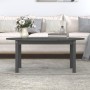 Mesa de centro de madera maciza de pino gris 110x55x45 cm de vidaXL, Mesas de centro - Ref: Foro24-822344, Precio: 71,72 €, D...