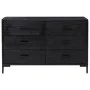 Aparador de madera maciza de pino negro 110x35x70 cm de vidaXL, Aparadores - Ref: Foro24-349922, Precio: 269,33 €, Descuento: %