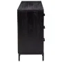 Aparador de madera maciza de pino negro 110x35x70 cm de vidaXL, Aparadores - Ref: Foro24-349922, Precio: 269,33 €, Descuento: %