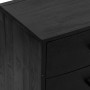 Aparador de madera maciza de pino negro 110x35x70 cm de vidaXL, Aparadores - Ref: Foro24-349922, Precio: 282,86 €, Descuento: %