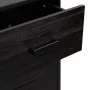 Cómoda de madera maciza de pino negro 42x35x110 cm de vidaXL, Cajoneras - Ref: Foro24-349928, Precio: 186,58 €, Descuento: %