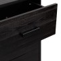 Cómoda de madera maciza de pino negro 42x35x110 cm de vidaXL, Cajoneras - Ref: Foro24-349928, Precio: 200,88 €, Descuento: %