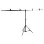 Soporte para fondos en forma de T negro 201x60x(70-200) cm de vidaXL, Montajes de estudio - Ref: Foro24-190253, Precio: 31,86...