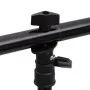 Soporte para fondos en forma de T negro 201x60x(70-200) cm de vidaXL, Montajes de estudio - Ref: Foro24-190253, Precio: 31,86...