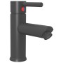 Grifo para lavabo de baño acabado gris 130x176 mm de vidaXL, Grifos - Ref: Foro24-149068, Precio: 29,23 €, Descuento: %