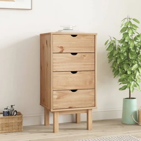 Cajonera OTTA madera maciza de pino 45x39x90 cm de vidaXL, Cajoneras - Ref: Foro24-348579, Precio: 106,94 €, Descuento: %
