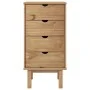 OTTA chest of drawers solid pine wood 45x39x90 cm by vidaXL, Drawers - Ref: Foro24-348579, Price: 106,94 €, Discount: %