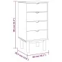 OTTA chest of drawers solid pine wood 45x39x90 cm by vidaXL, Drawers - Ref: Foro24-348579, Price: 106,94 €, Discount: %