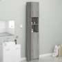 Armario de baño madera contrachapada gris Sonoma 32x25,5x190 cm de vidaXL, Muebles de baño - Ref: Foro24-815538, Precio: 72,7...