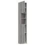 Armario de baño madera contrachapada gris Sonoma 32x25,5x190 cm de vidaXL, Muebles de baño - Ref: Foro24-815538, Precio: 72,7...