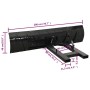 Quitanieves para carretilla elevadora negro 200x48 cm de vidaXL, Palas para nieve - Ref: Foro24-153131, Precio: 595,20 €, Des...