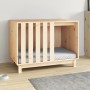 Caseta para perros madera maciza de pino 90x60x67 cm de vidaXL, Casetas para perros - Ref: Foro24-822486, Precio: 101,99 €, D...