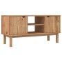 Mueble de TV OTTA madera maciza de pino 113,5x43x57 cm de vidaXL, Muebles TV - Ref: Foro24-348594, Precio: 116,61 €, Descuent...