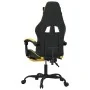 Drehbarer Gaming-Stuhl mit Fußstütze, Kunstleder, Schwarzgold von vidaXL, Gaming-Stühle - Ref: Foro24-349605, Preis: 110,93 €...