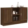 Aparador de madera contrachapada roble marrón 120x30,5x70 cm de vidaXL, Aparadores - Ref: Foro24-815626, Precio: 112,01 €, De...