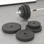 Discos de pesas 6 piezas cemento 30 kg de vidaXL, Peso libre - Ref: Foro24-93599, Precio: 59,87 €, Descuento: %