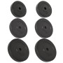 Discos de pesas 6 piezas cemento 30 kg de vidaXL, Peso libre - Ref: Foro24-93599, Precio: 60,72 €, Descuento: %