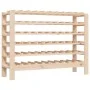 Botellero madera maciza de pino 109,5x30x82 cm de vidaXL, Botelleros - Ref: Foro24-822546, Precio: 74,34 €, Descuento: %